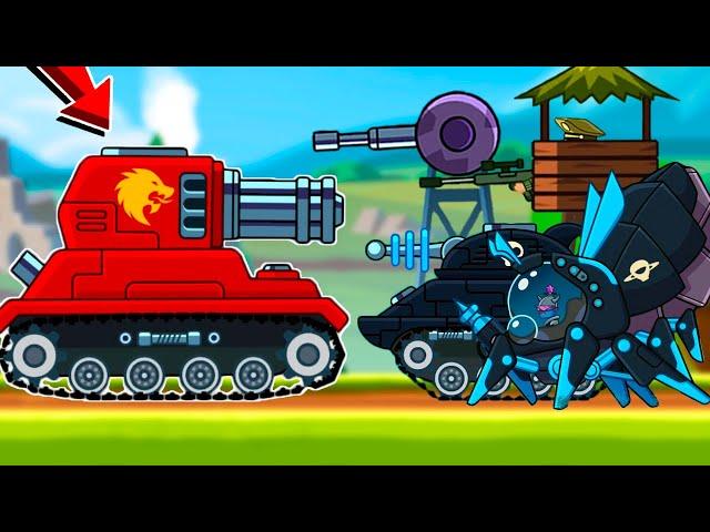 TANK REAPER VS ALL BOSSES in EPIC JOURNEY - Hills of Steel. Games Tanks