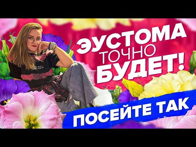 ПОДРОБНЫЙ ПОСЕВ ЭУСТОМЫ! ТОЧНО ЗАЦВЕТЕТ