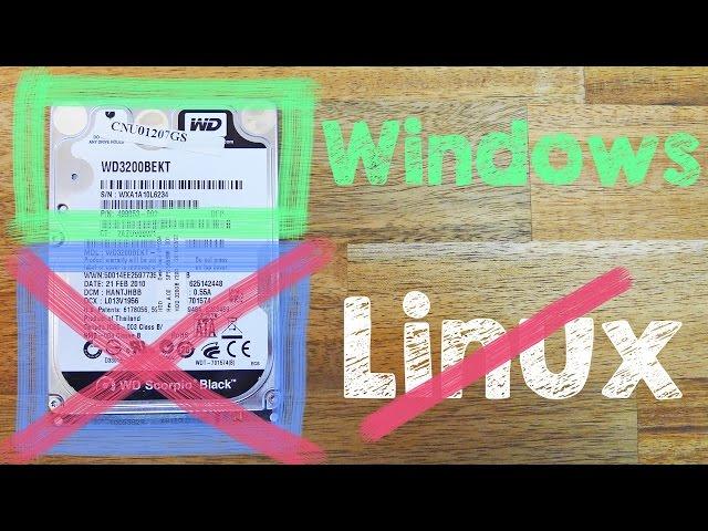 Linux löschen / deinstallieren + Bootmanager Grub löschen ohne Windows CD DVD, Dualboot entfernen