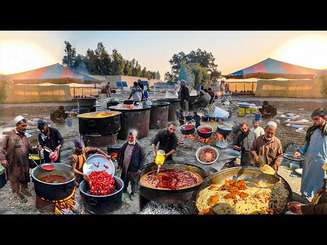 Amazing Afghanistan marriage ceremony | Afghan village food | kabuli pulao recipe