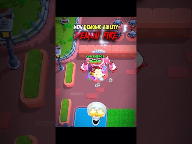 NEW DEMONIC ABILITY  #brawlstars #gaming #supercell #brawl #brawltalk