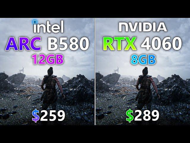 ARC B580 vs RTX 4060 (1440p) - Test in 19 Games