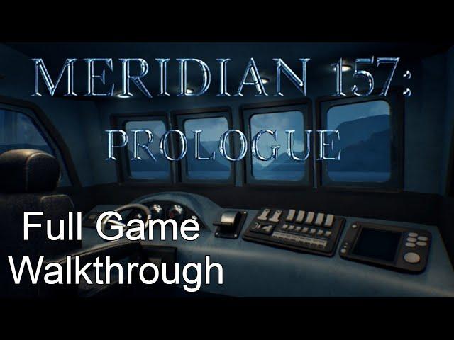 Meridian 157: Prologue - Full Game Walkthrough