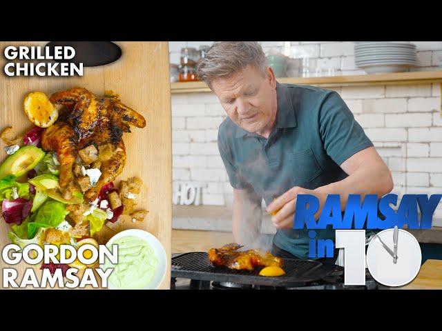 Gordon Ramsay's Grilled Chicken in under 10 Minutes