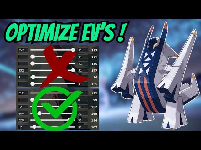 STOP 252 252 4 NOW! How to OPTIMIZE EVs in Competitive Pokemon |  Scarlet & Violet VGC Regulation H