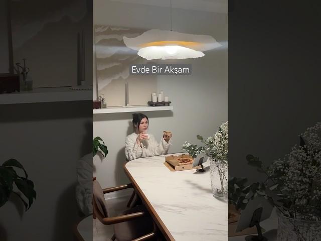 Evde Bir Akşam  #vlogs #vlog #vlogger #dinner #minivlog #home #vlogging #lifestyle #reklam #pizza