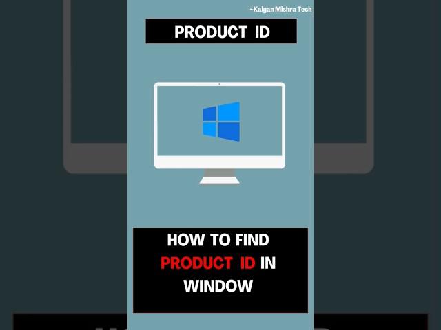 How to find Product Id Of laptop ‍️. #how #ideas #computer #tricks #shorts #youtubeshorts #windows