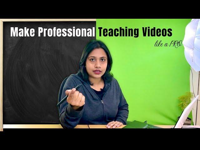 Professional Teaching Videos कैसे बनते हैं ?