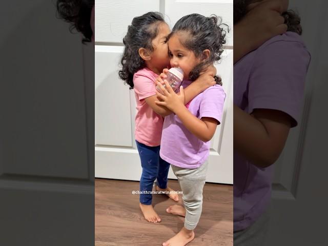 Thought I was capturing cute kiss  #chaithratara #funny