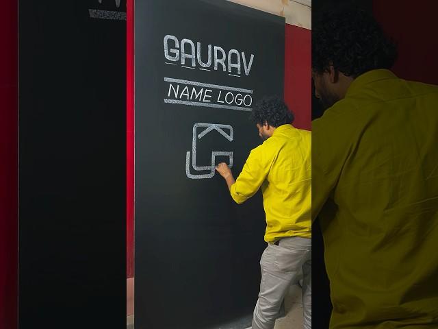 Gaurav Name Logo ️ #gaurav #name #logo #art