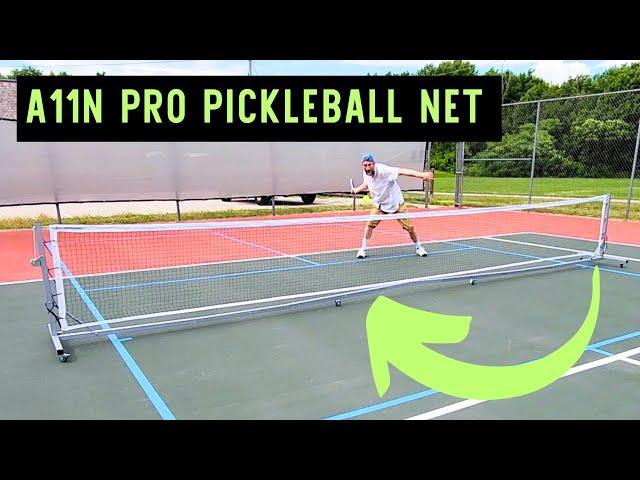 A11N Pro Pickleball Net is Portable, Adjustable, and Easy to Set Up