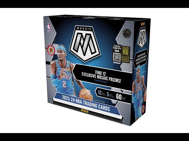 2023-24 Panini Mosaic Hobby International 6 Box RT | CardSino Breaks #277