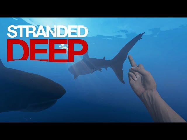 Сразился с акулой и построил дом ▶ Stranded Deep#7