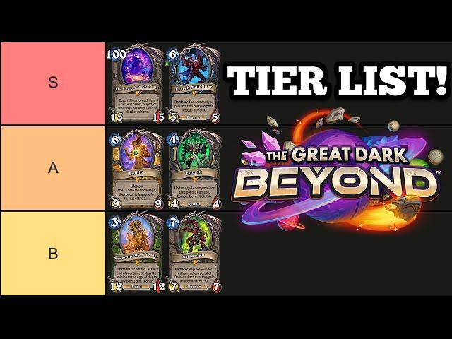 A Tier List of EVERY Legendary from The Great Dark Beyond!