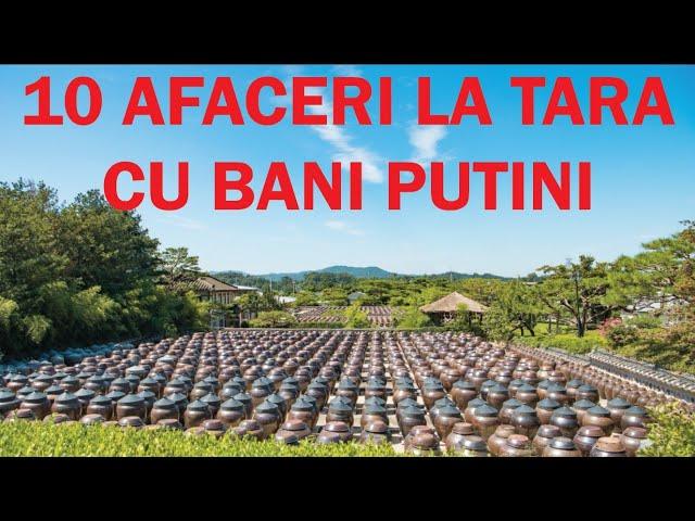 10 idei de afaceri in mediul rural | 10 afaceri la tara