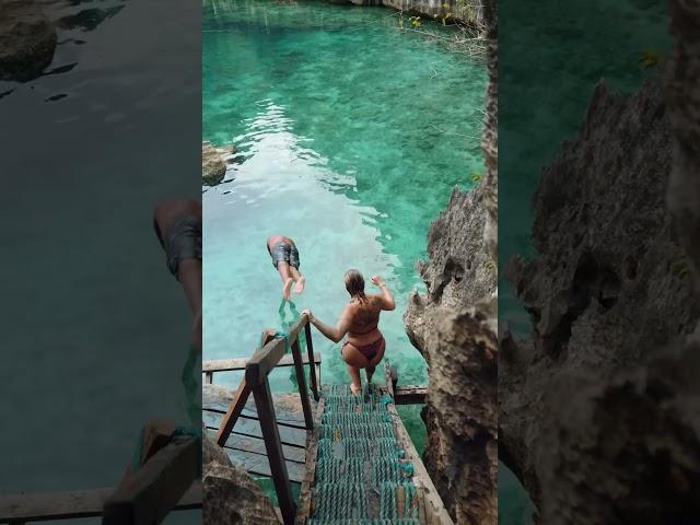 Twin Lagoon a must visit in #philippines #lagoon #blue #coron #couples