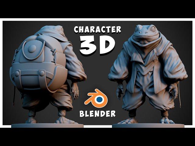 Master 3d Sculpting In Blender: A Step-by-step Character Creation Tutorial!