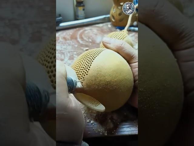 Hand Carved Gourd Art  Mastering Traditional    #LuBan Masterworks Techniques