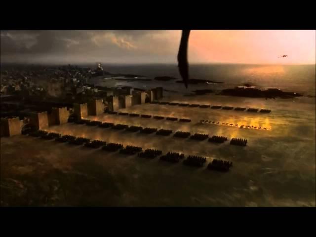 Epic Scene Game of Thrones Season 3 Daenerys Targaryen Unsullied Army (Part 2) (HD)