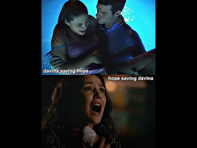 This parallel ️#hopemikealson #legacies #tvdu #originals #davina