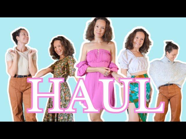 HAUL VÊTEMENTS DE SECONDE MAIN | Retour de brocante | Essayages (Try on)