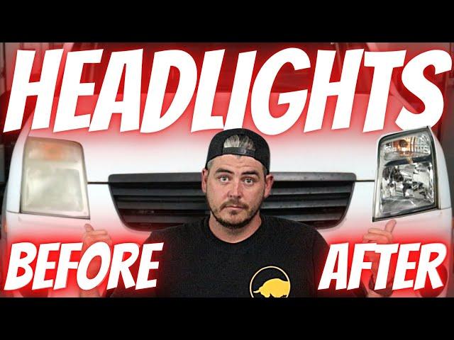 Full guide to HEADLIGHT RESTORATION | Easy DIY at home