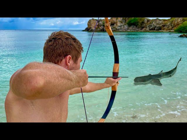 BOWFISHING - Hunting Sharks Catch n Cook