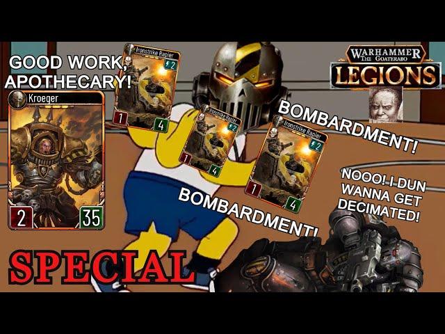 Horus Heresy Legions: Long time no SIEGE P2 -- Obryk Turboson joining the BOMABARDMENT Academy!