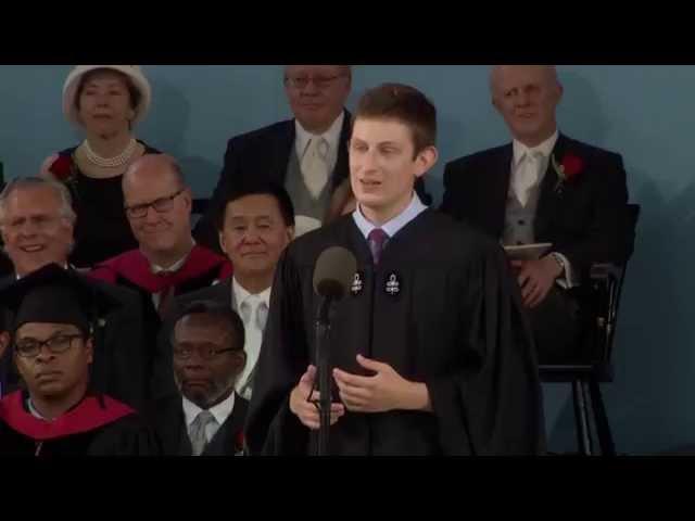 Undergraduate Speaker Jacob Silberg  | Harvard Commencement 2015
