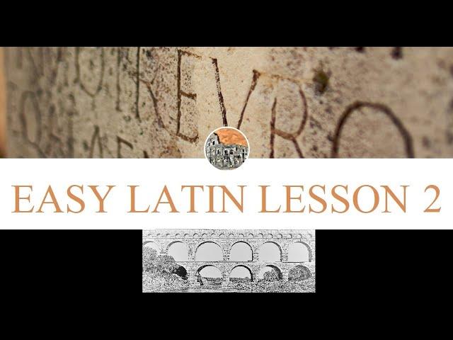 Easy Latin Lesson #2 | Learn Latin Fast with Easy Lessons | Latin Lessons for Beginners | Latin 101