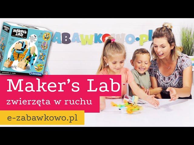 e-zabawkowo.pl - Clementoni Maker's Lab zestaw Zwierzęta w ruchu