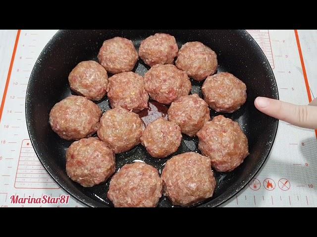 НЕРЕАЛЬНО ВКУСНО !!! Самые вкусные Мясные ЁЖИКИ С РИСОМ в духовке // ПРОСТО БЫСТРО Без ПЕРЕЖАРОК