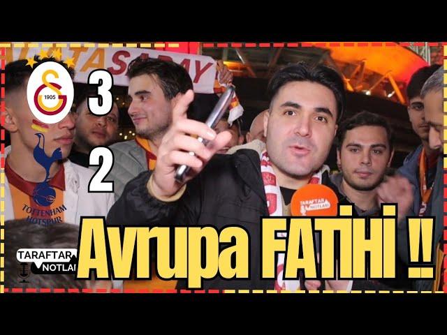 AVRUPA FATİHİ !! Galatasaray 3-2 Tottenham Maç Sonu Taraftar Yorumları