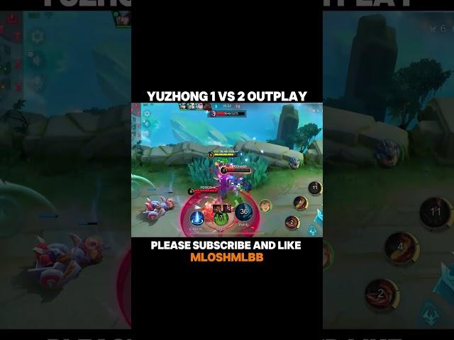 Yuzhong 1 vs 2 Outplay Tutorial - YUZHONG GAMEPLAY-MLBB