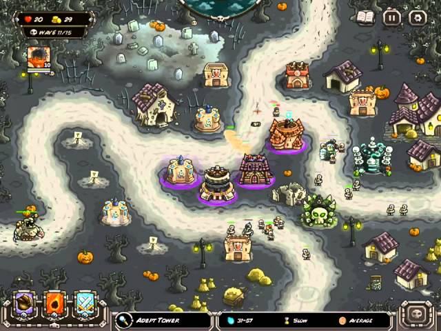 Kingdom Rush Frontiers Walkthrough Level 19 Bonesburg [Veteran] [3 Stars]