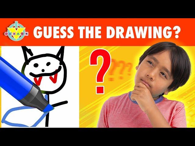 Guess the Drawing with Ryan and Mom!!