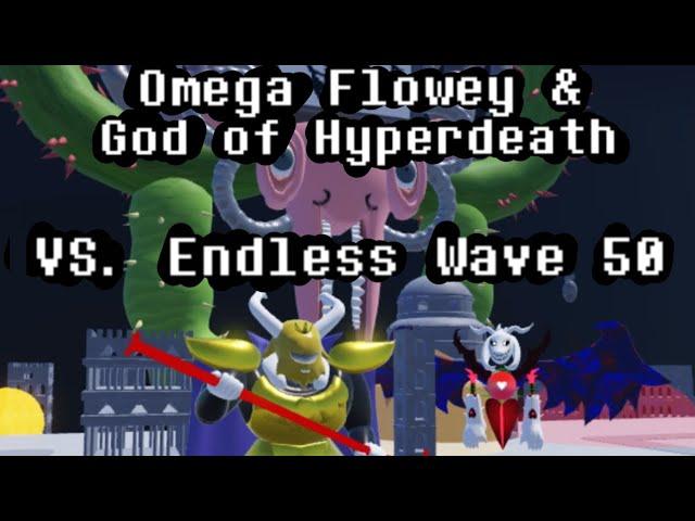 Undertale Tower Defense: God of Hyperdeath & Omega Flowey Vs. Wave 50 Endless