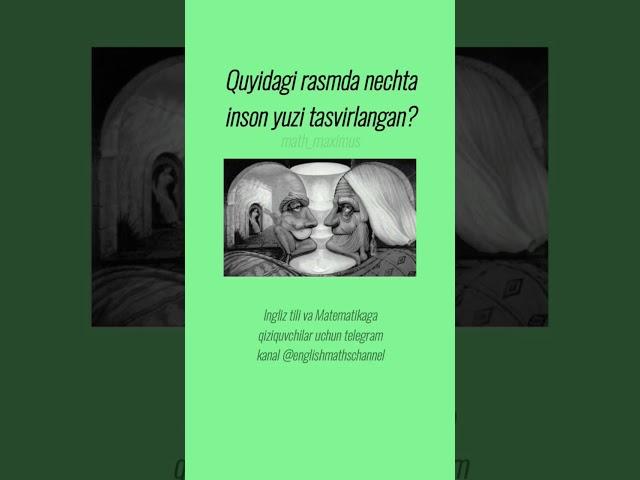Qiziqarli rasmli savol #matematika #matematik #boshqotirma #testlar #shorts