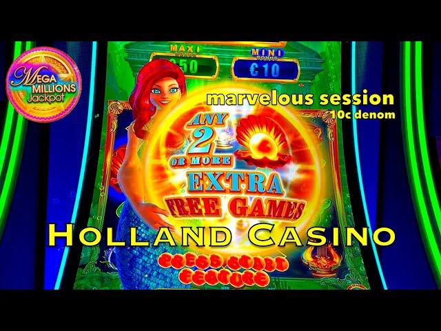 RE-TRIGGER!!! Live Play Mega Millions Jackpot Slot Machine @ Holland Casino Venlo #slots #casino