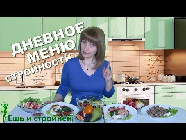 КАК ПОХУДЕТЬ.  МЕНЮ для похудения