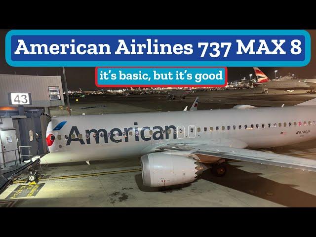 What the American Airlines 737 MAX 8 Economy Class Experience is Like (CUN-JFK)