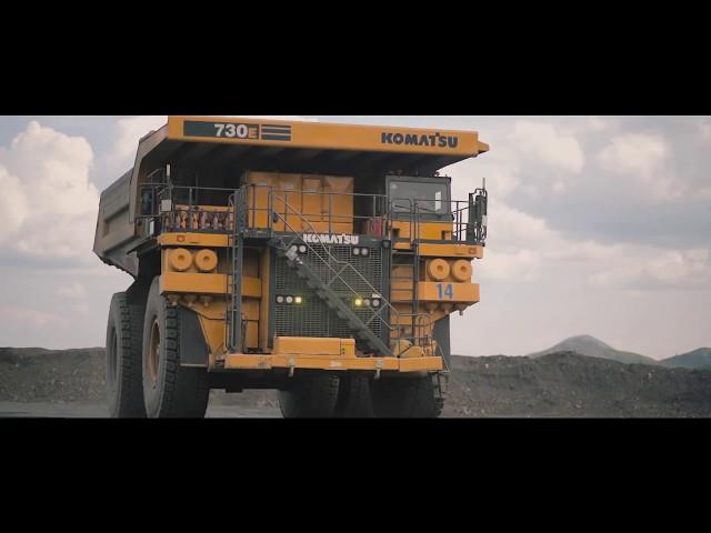 Работа Komatsu на Наталкинском ГОК