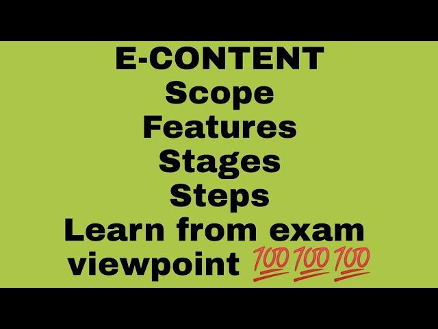 Electronic content/ e- content - easy aayi padikkam-  easy learn  % effective class.