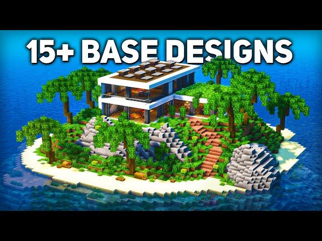 15+ Base Designs for Survival Minecraft 1.19