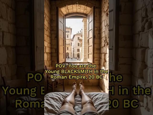 POV: Blacksmith, Roman Empire, 20 BC #shorts