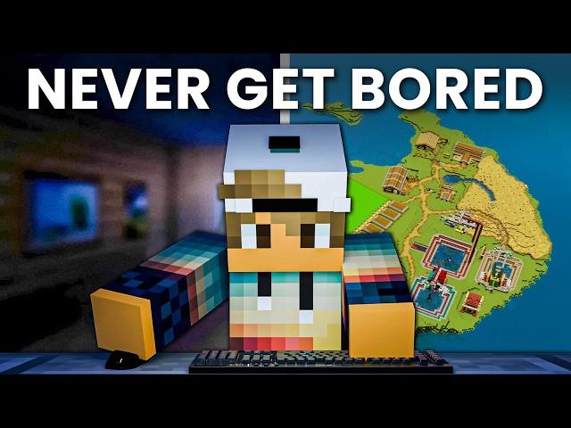 15 Ideas To NEVER Get Bored Of Minecraft