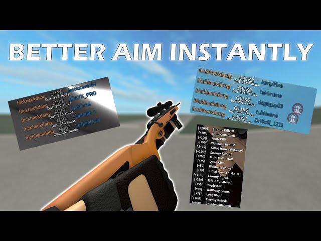 How to Get GOOD AIM In Phantom Forces! Best Beginner Guide 2024! | Roblox Phantom Forces