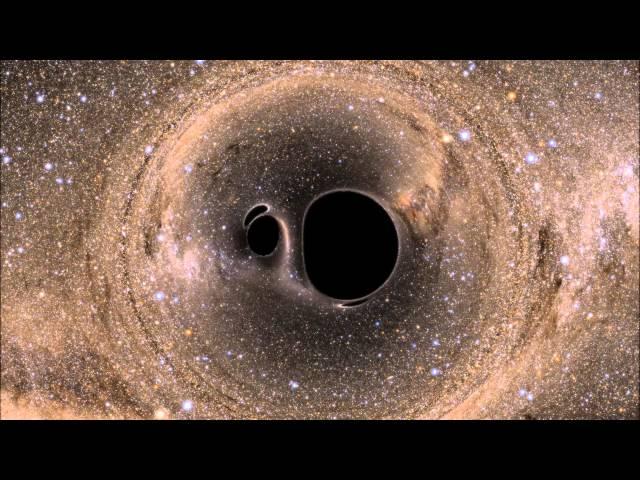 Sound of two black holes colliding