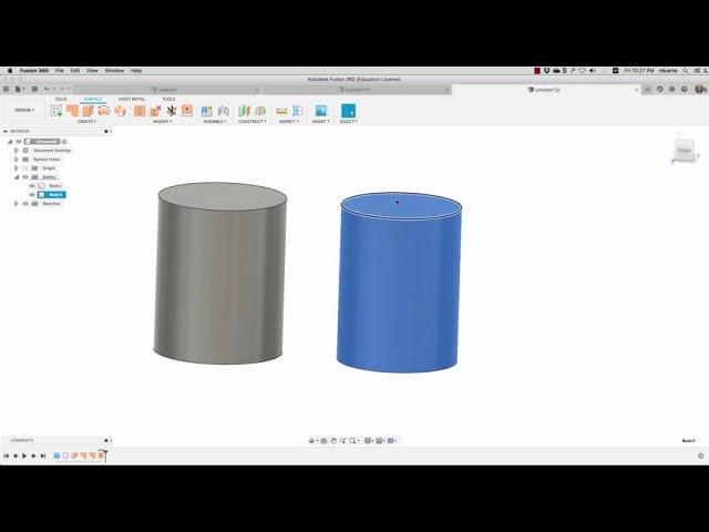 Surface Modeling in Fusion 360: Part 1