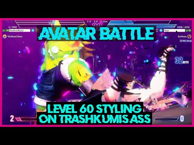 [SF6 Avatar Battle] Akumi gets washed by a level 60 avatar